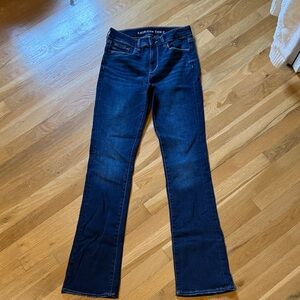 American Eagle Outfitters Women's Indigo High Rise Skinny Kick 4L
